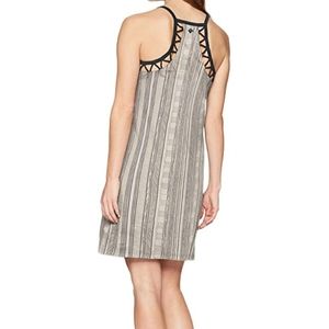 Prana Ardor tan black racerback dress
